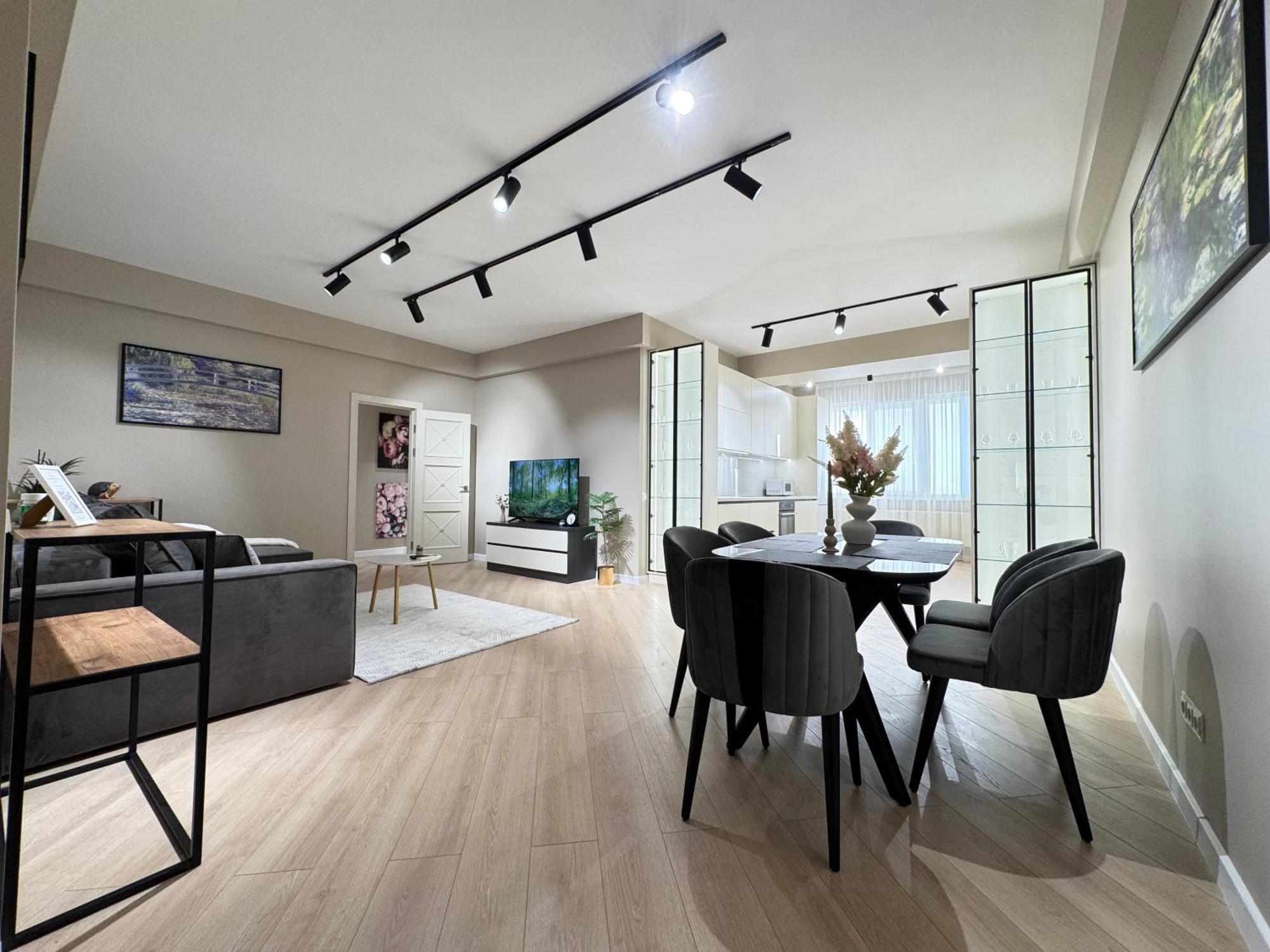 Rentnow New Lux 3 Bedrooms With Balcony * Кишинёв