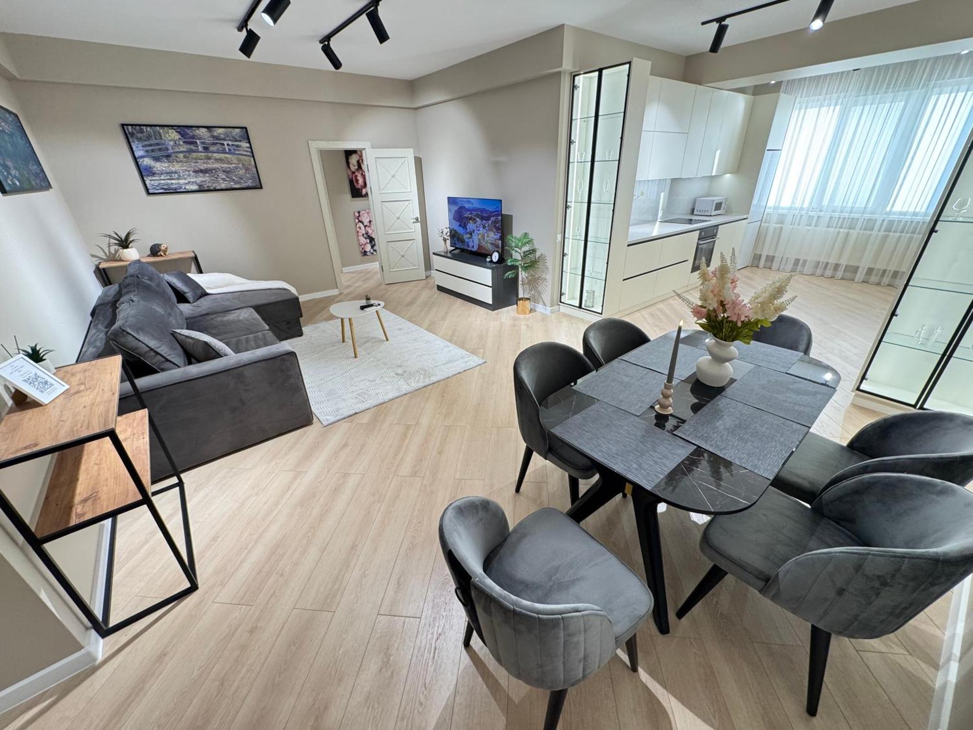Rentnow New Lux 3 Bedrooms With Balcony Апартаменты Кишинёв