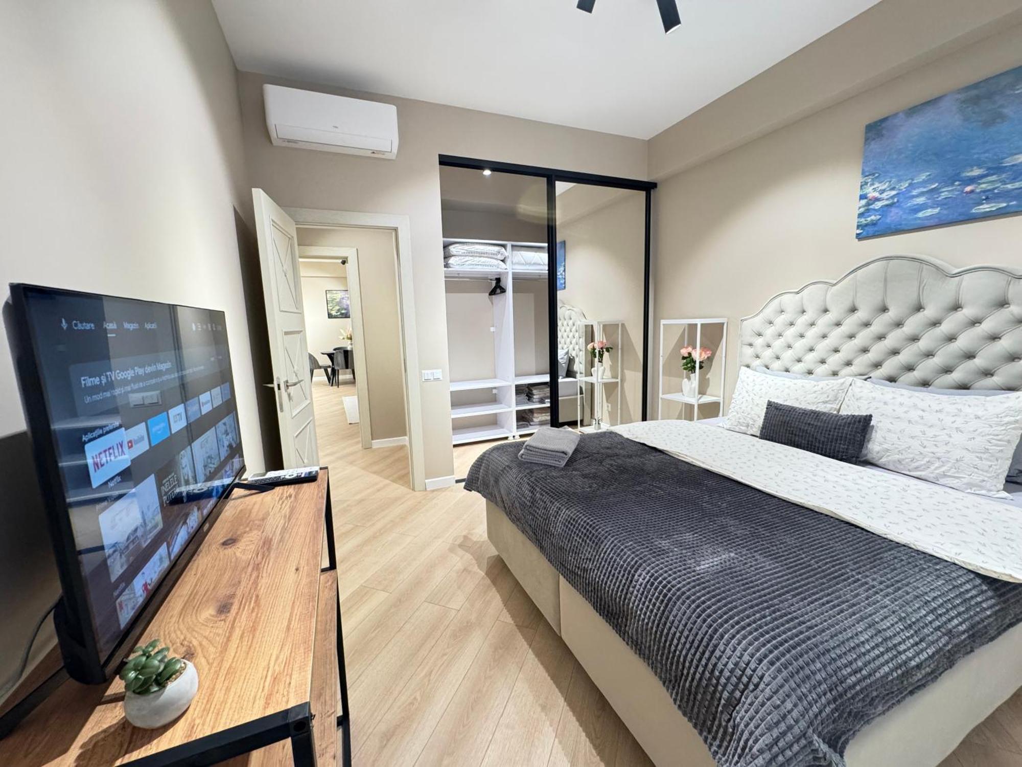 Rentnow New Lux 3 Bedrooms With Balcony Chisináu